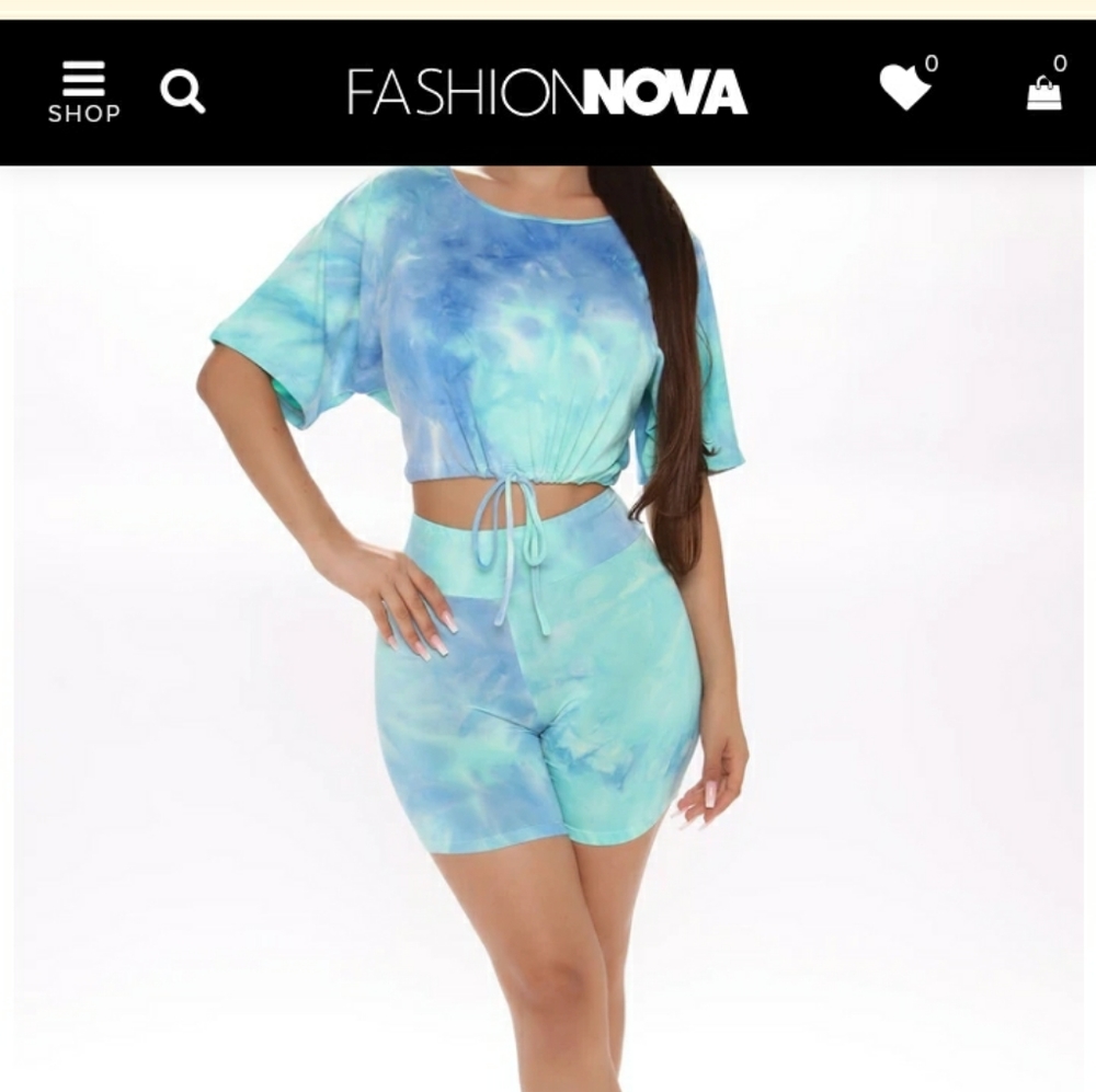 Biker short set